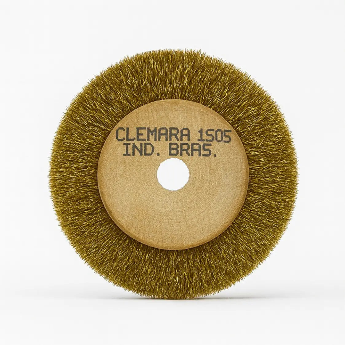 Escova Circular de Latão – Polimento de Metais Clemara