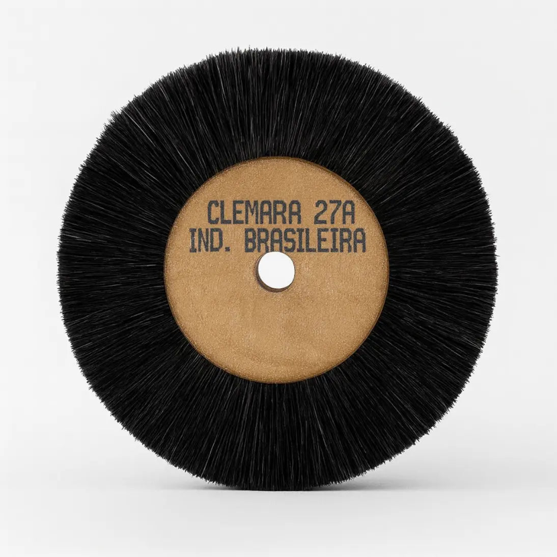 Escova Circular de Cauda – Cerda Natural (70–80 mm | 4 carreiras) Clemara