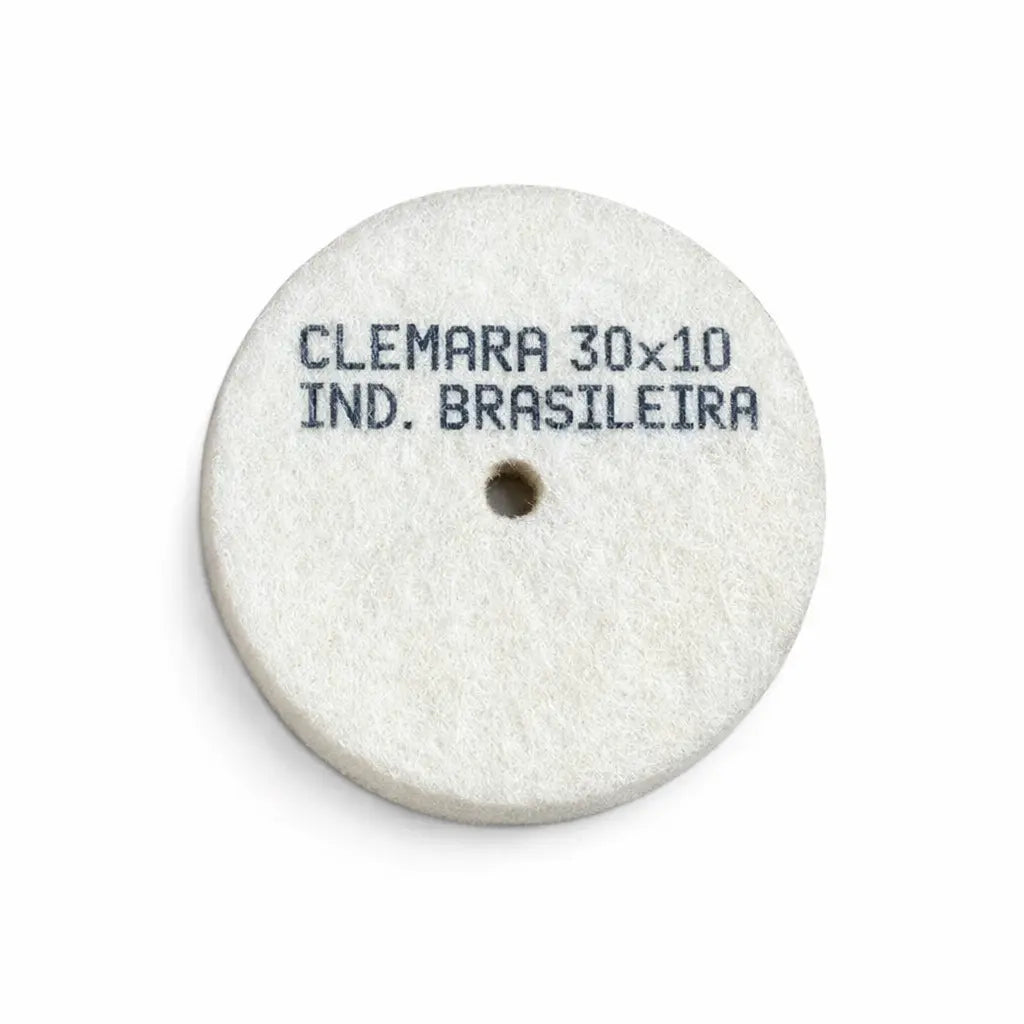 Roda de Feltro – Polimento de Joias (30–50 mm) Clemara