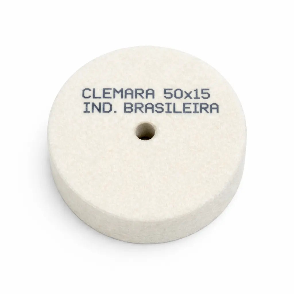 Roda de Feltro – Polimento de Joias (50–80 mm) Clemara